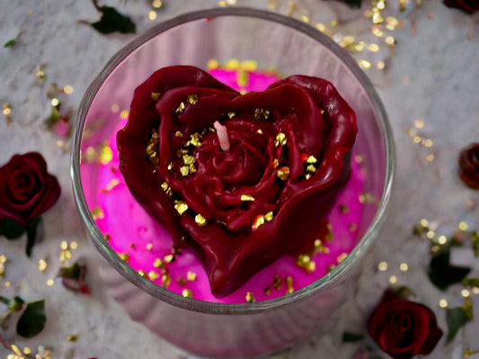 Candle Rose 3D